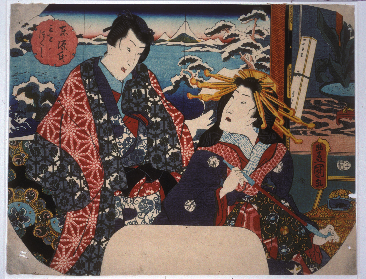 print%2C%20Fan%20print%20of%20scene%20from%20Chapter%2014%20of%20%22Azuma%20Genji%22%20%28Rustic%20Genji%29