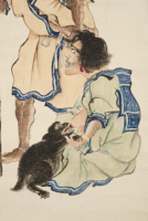 Hanging%20scroll%2C%20Ainu%20Fisherman%20with%20Woman%20Suckling%20a%20Bear%20Cub