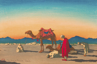 book%2C%20Book%20illustration%20process%20for%20woodblock%20print%20entitled%20%22Hour%20of%20Prayer%22