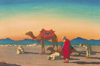 book%2C%20Book%20illustration%20process%20for%20woodblock%20print%20entitled%20%22Hour%20of%20Prayer%22