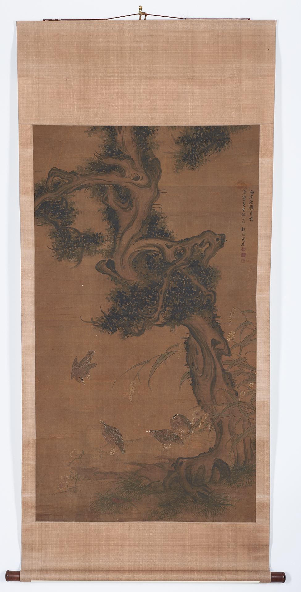 Hanging%20scroll%2C%20Peaceful%20Quail