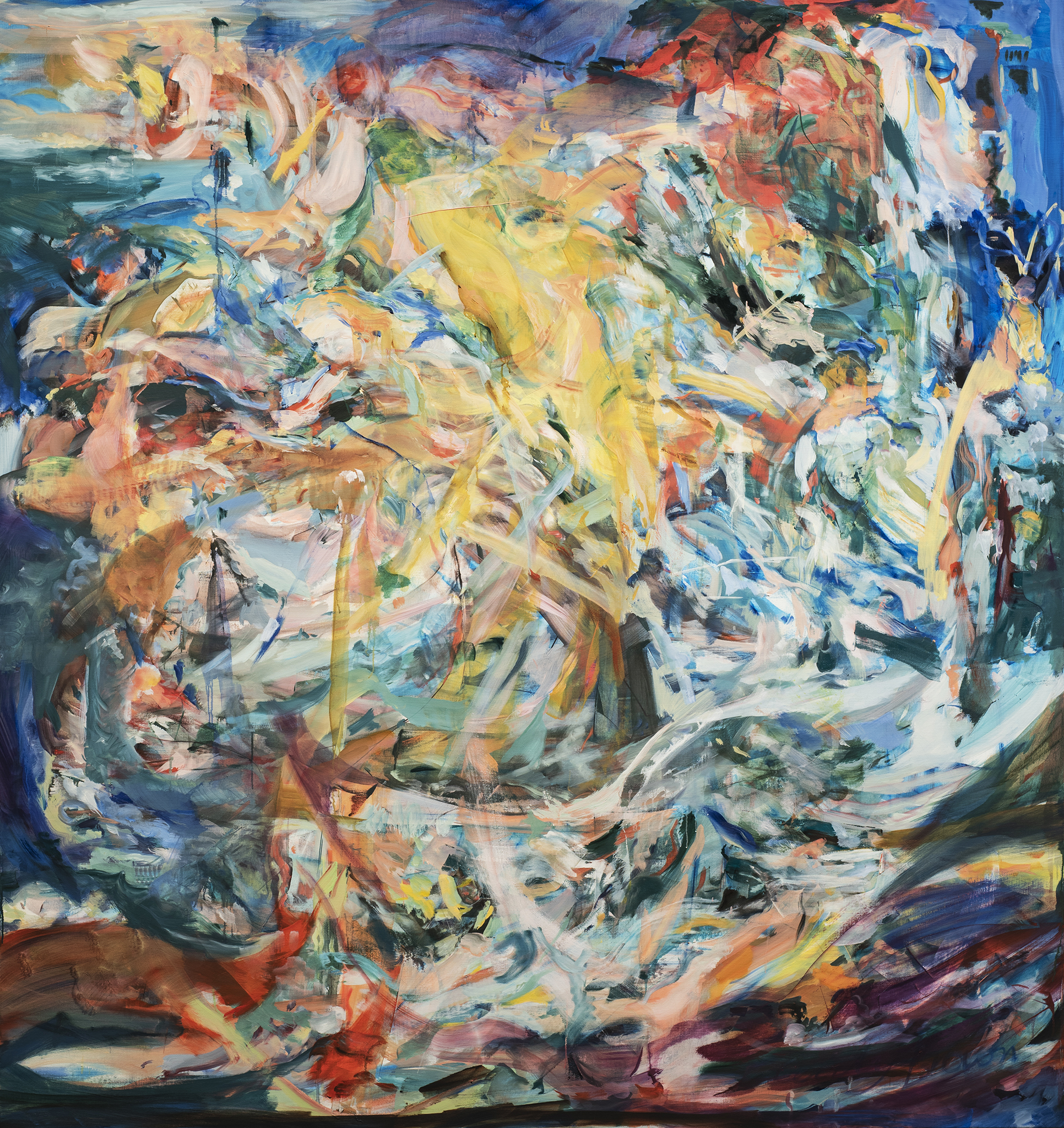 
		Cecily Brown rose to prominence in New York in the late 1990s after training in London among a generation of artists loosely affiliated under the moniker “YBA” (Young British Artists). Like many of her peers, Brown grapples with Postmodernism’s essential questions concerning the historical significance, contemporary value, and potential future of painting as an artistic medium. Brown believes painting has a superior capacity to hold and collect layers of meaning over time: in the long-term, through the decades, but also in the shortterm, in the present moment of visual encounter. As Brown explains, “one of painting’s great strengths is that it can unfold slowly” and can therefore “force people to really look at things.” Her work rewards such prolonged viewing. Figures, setting, and emotional tenor suggest themselves haphazardly within the vibrant colors and energetic brushwork of The Reaping. The evocative title promises visual and conceptual coalescence for viewers with patience and imagination. Clarity remains just beyond reach, however, reflecting Brown’s expressed interest in “where the mind goes when it’s trying to make up for what isn’t there.”
		<a href="JSMA Research Guide-Cecily Brown.pdf"
				target="_blank">Download this study guide
	

	